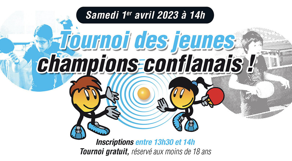 Tournoi des jeunes champions conflanais samedi 1er avril 2023