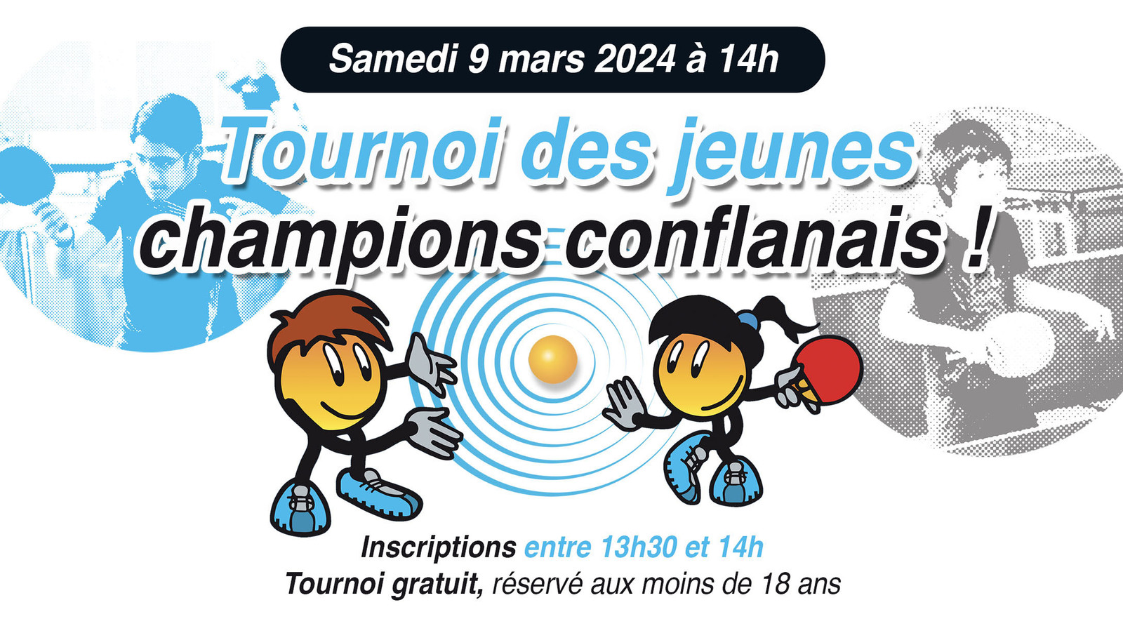 Tournoi des jeunes champions conflanais au gymnase Joffre samedi 9 mars