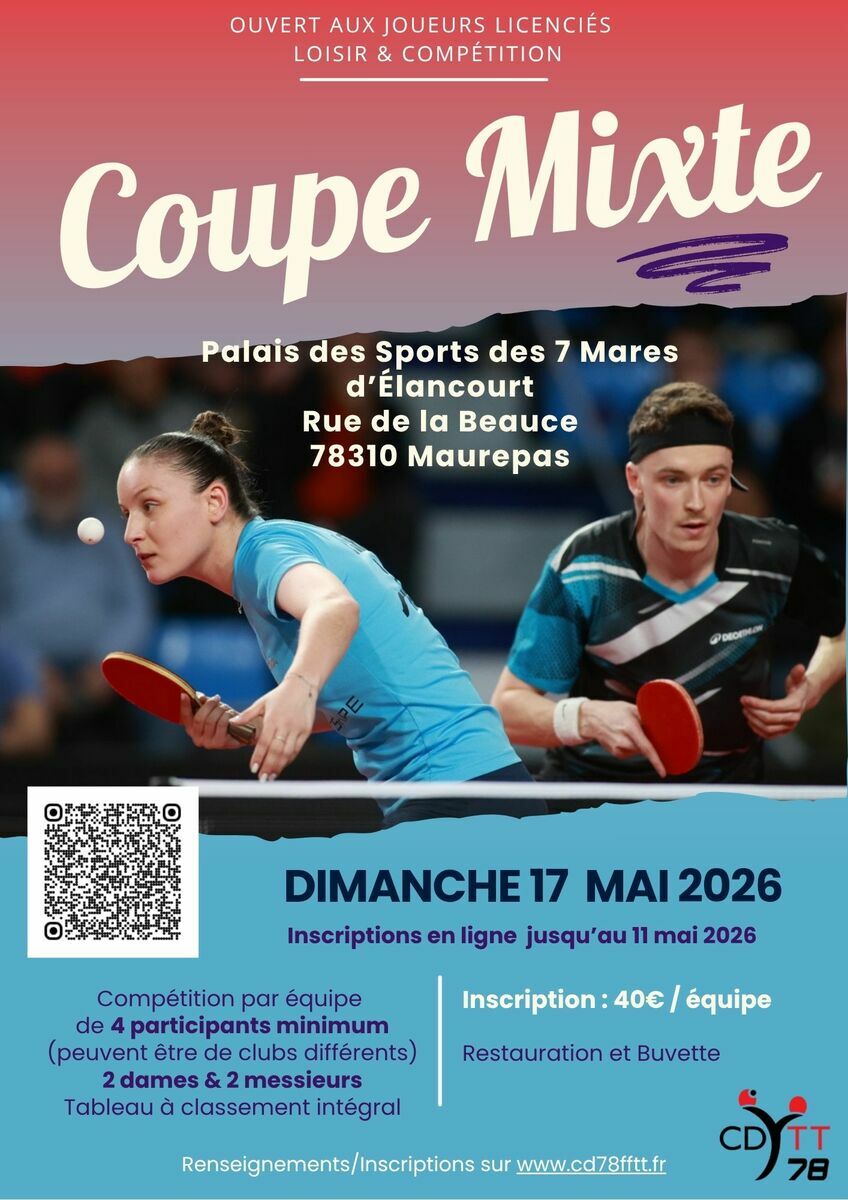 Coupe mixte le dimanche 17 mai à Maurepas