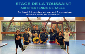 Stage de la Toussaint à Achères