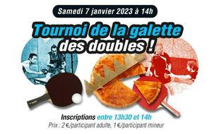 Tournoi de la galette des doubles au gymnase Joffre