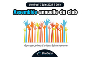 Assemblée annuelle USCTT le 7 juin au gymnase Joffre