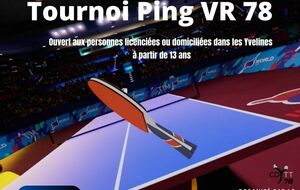 Tournoi de ping en réalité virtuelle