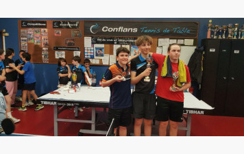 Léo Broquet jeune champion conflanais 2026 comme en 2025