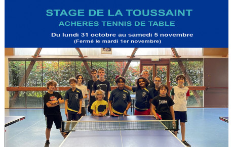 Stage de la Toussaint à Achères