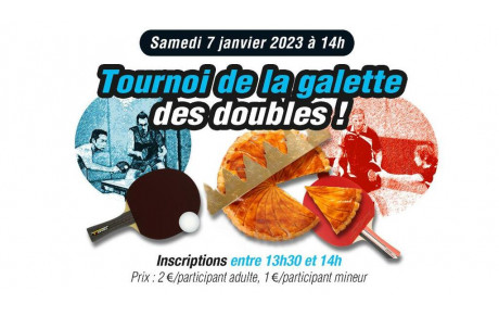 Tournoi de la galette des doubles au gymnase Joffre