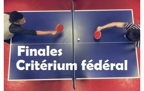 Finales jeunes du Critérium Fédéral