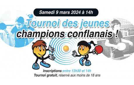 Tournoi des jeunes champions conflanais au gymnase Joffre samedi 9 mars